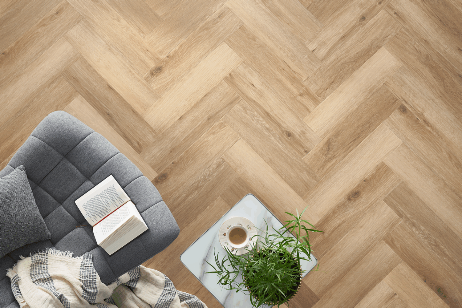 Panele winylowe Arbiton Amaron Herringbone - DĄB WEMBLEY - 5mm/0.55mm