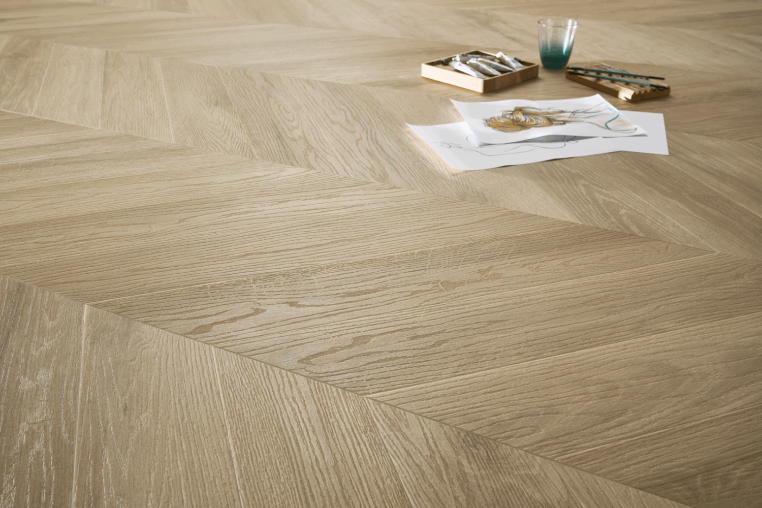 Panele winylowe Arbiton Amaron Chevron - DĄB PRINCETON - 5mm/0.55mm