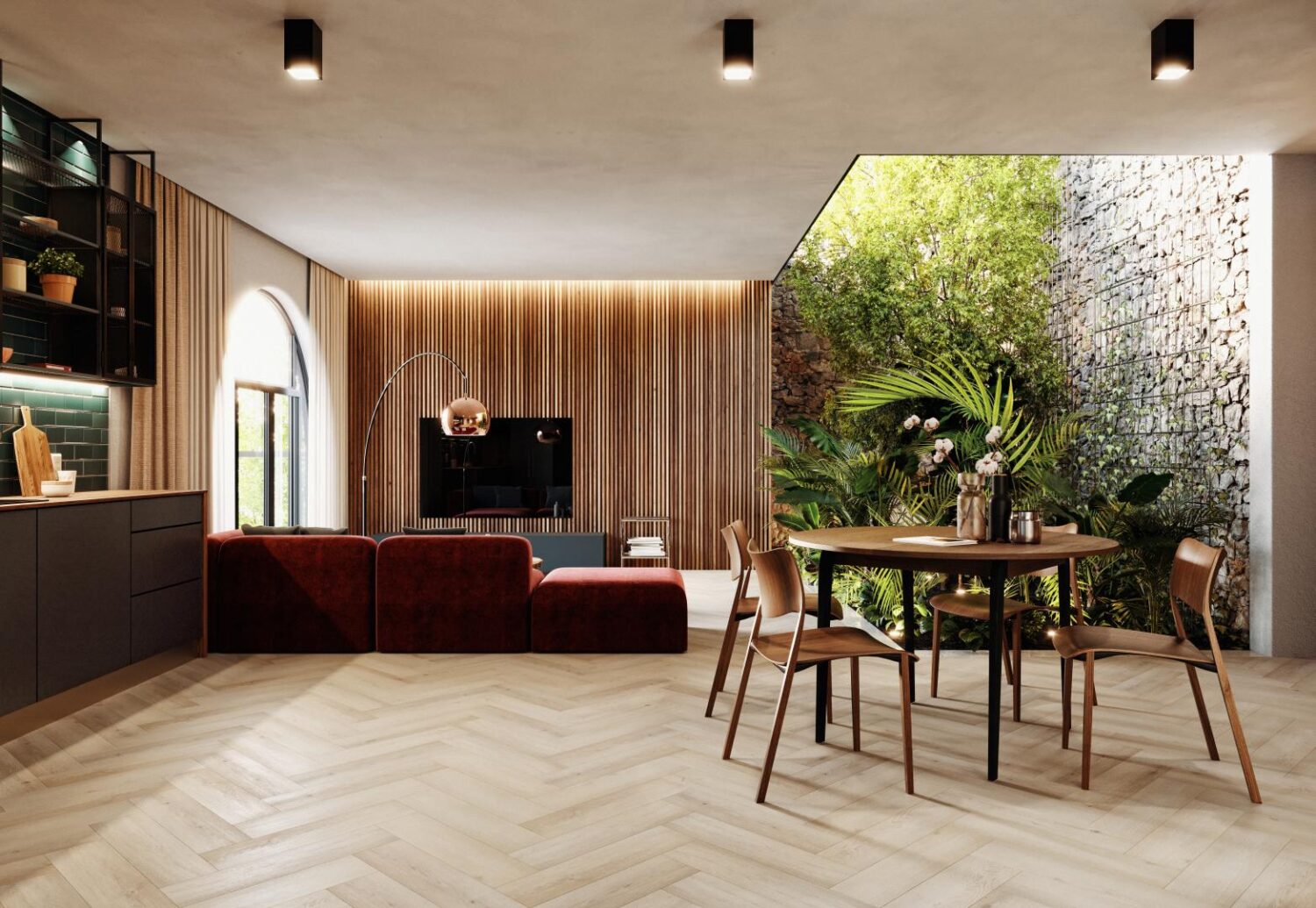 Panele winylowe Arbiton Amaron Herringbone - DĄB PRESTON - 5mm/0.55mm