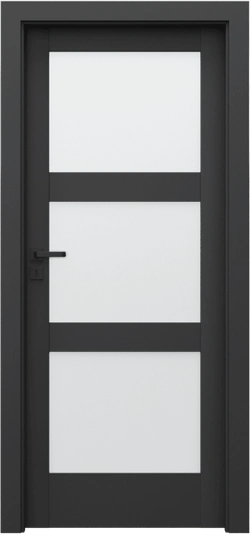 Drzwi Wewnętrzne PORTA - PORTA VERTE HOME CZARNY