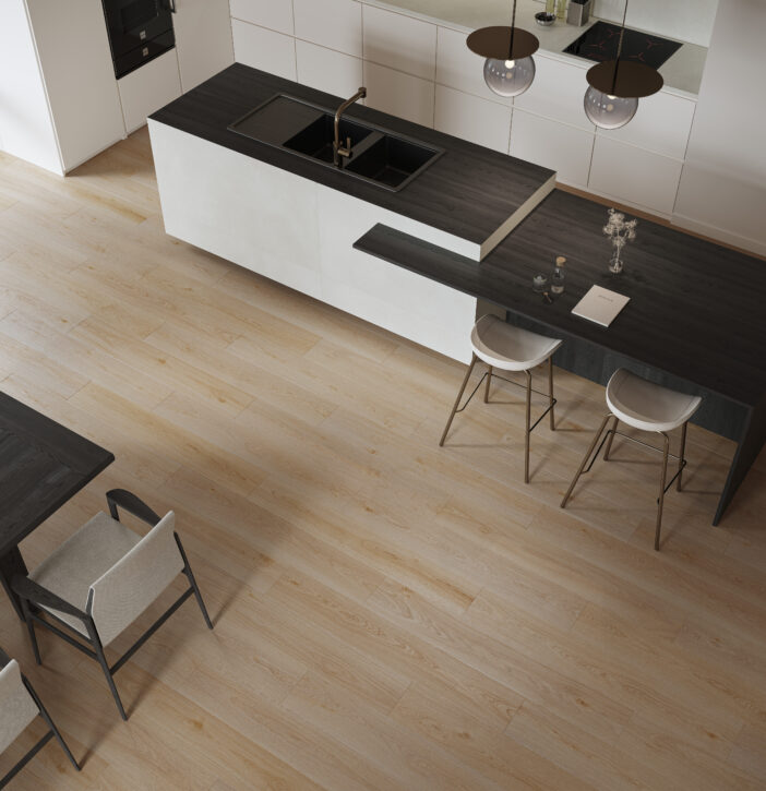 PANEL WINYLOWY - NEXT STEP - BARLINEK DĄB MORELOWY ZINTEGROWANY PODKŁAD