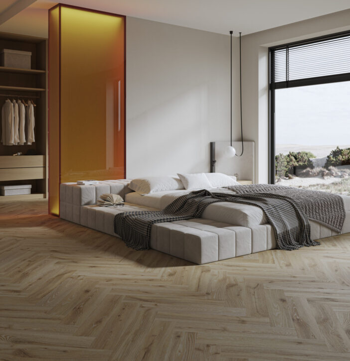 PANEL WINYLOWY - NEXT STEP - BARLINEK DĄB PUSTYNNY - JODŁA ZINTEGROWANY PODKŁAD