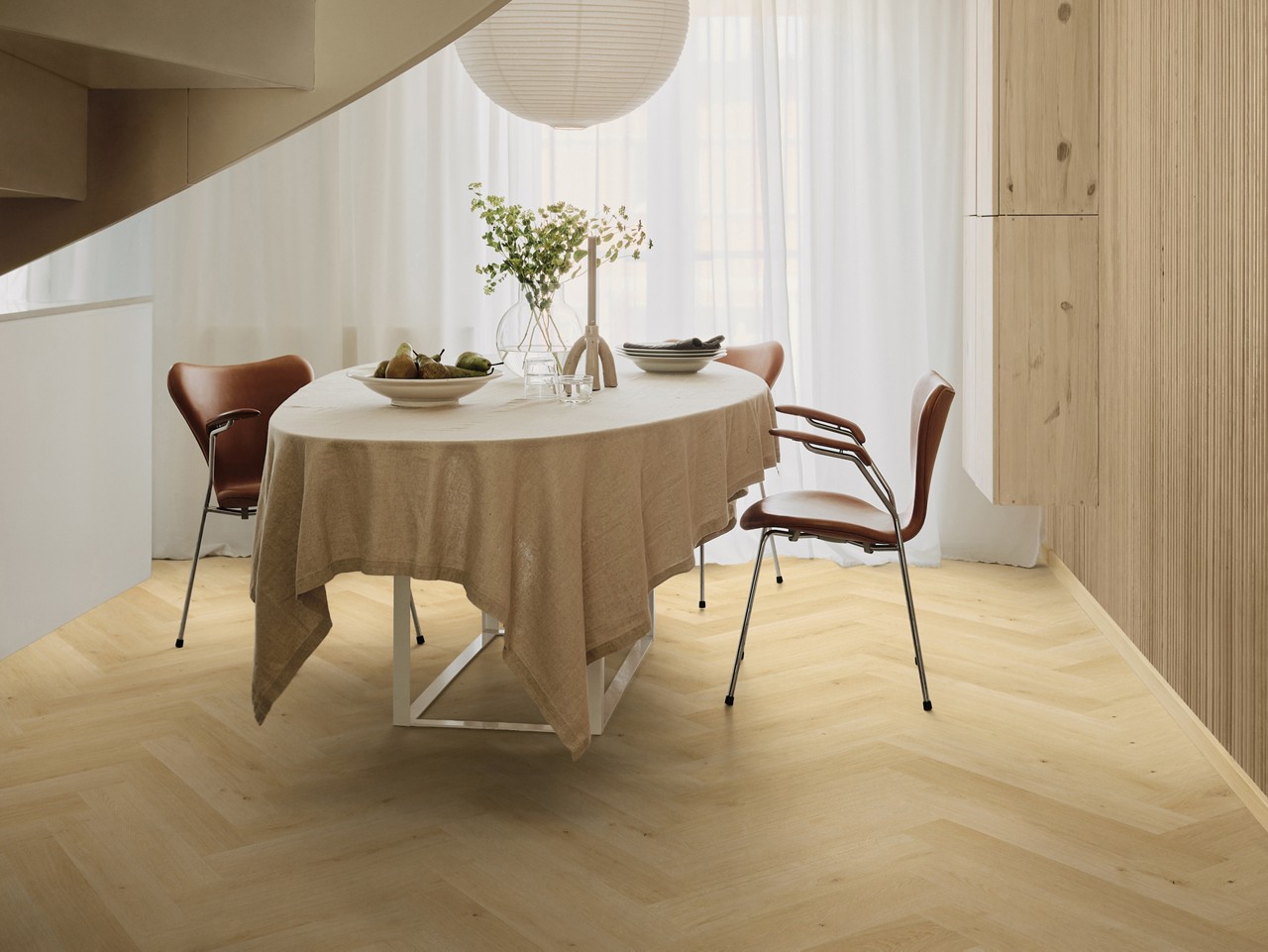 5 PANEL LAMINOWANY PERGO - Kungshamn L0372-08246 - Dąb Kości Słoniowej AC4