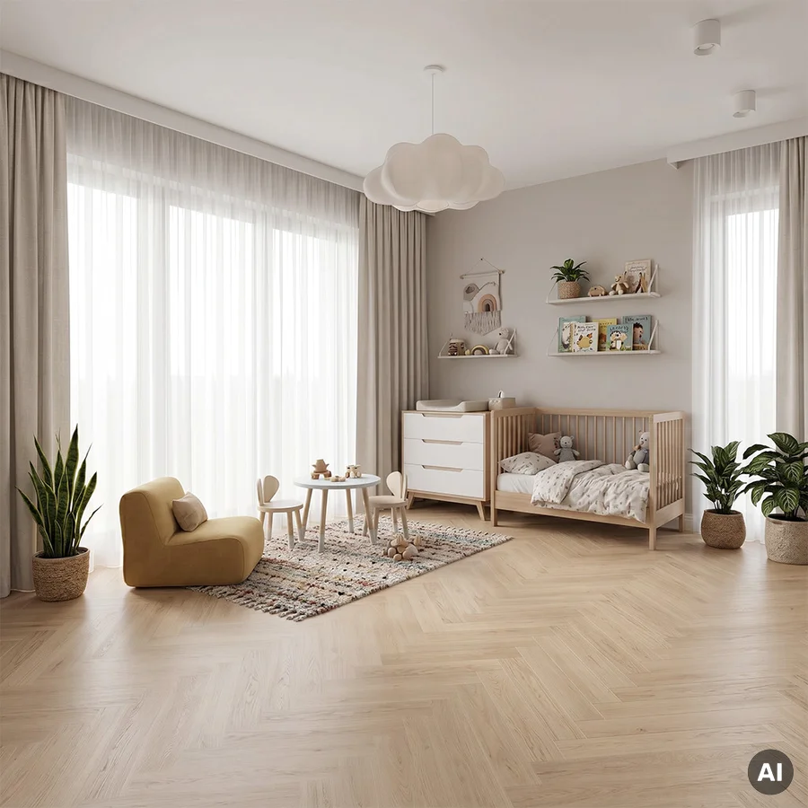 BALTERIO - Panele podłogowe Jodełka Tramonto 777395 8 mm AC4