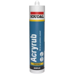 Uszczelniacz jednoskładnikowy - Acryrub SOUDAL - Akryl Biały