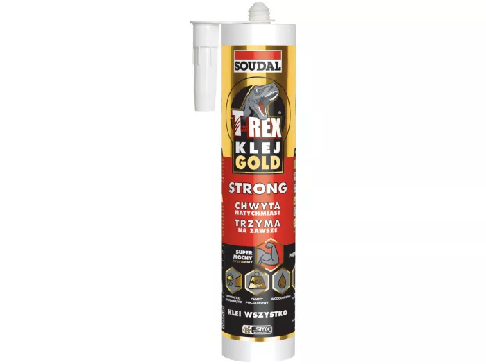 Klej montażowy supermocny - T-REX GOLD STRONG SOUDAL