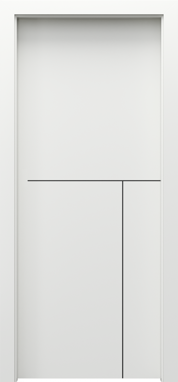 Drzwi wewnętrzne Porta Desire - wzór model 5 Czarne Intarsje