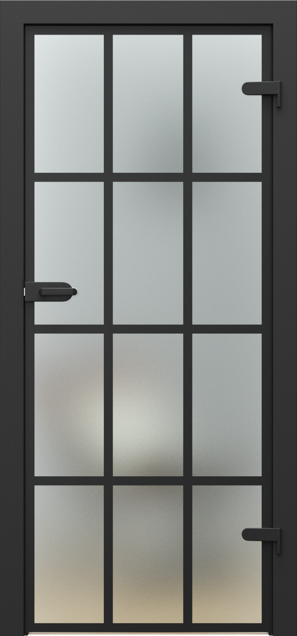 Drzwi wewnętrzne Porta Glass - wzór PORTA GLASS szyba matowa z malowanymi szprosami