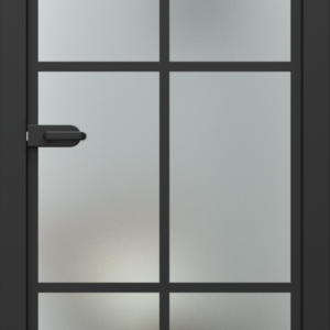 PORTA GLASS szyba matowa z malowanymi szprosami, wzór 3