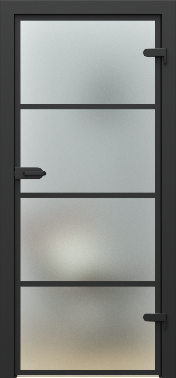 Drzwi wewnętrzne Porta Glass - wzór PORTA GLASS szyba matowa z malowanymi szprosami, wzór 2