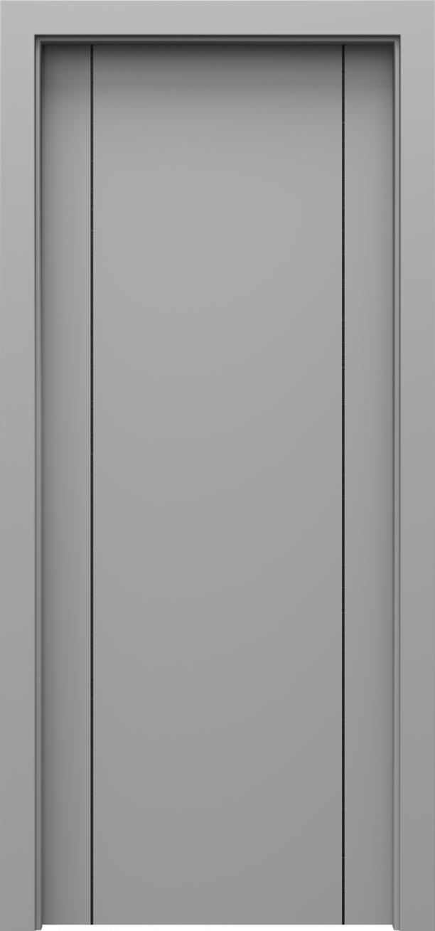 Drzwi wewnętrzne Porta Line - wzór model A.1 czarne intarsje