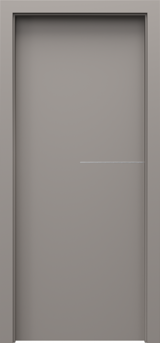 Drzwi wewnętrzne Porta Line - wzór model G.1 srebrne intarsje