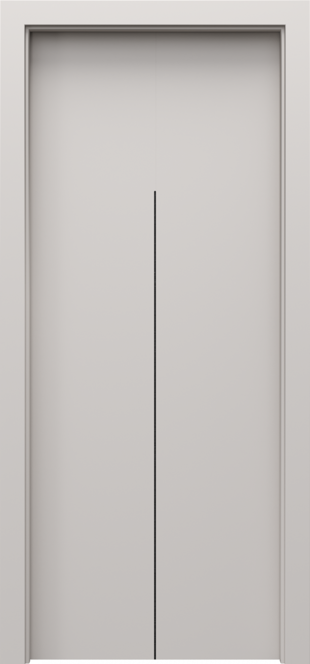 Drzwi wewnętrzne Porta Line - wzór model H.1 czarne intarsje
