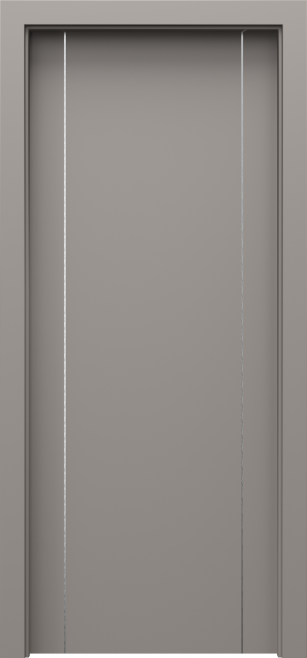 Drzwi wewnętrzne Porta Line - wzór model A.1 srebrne intarsje