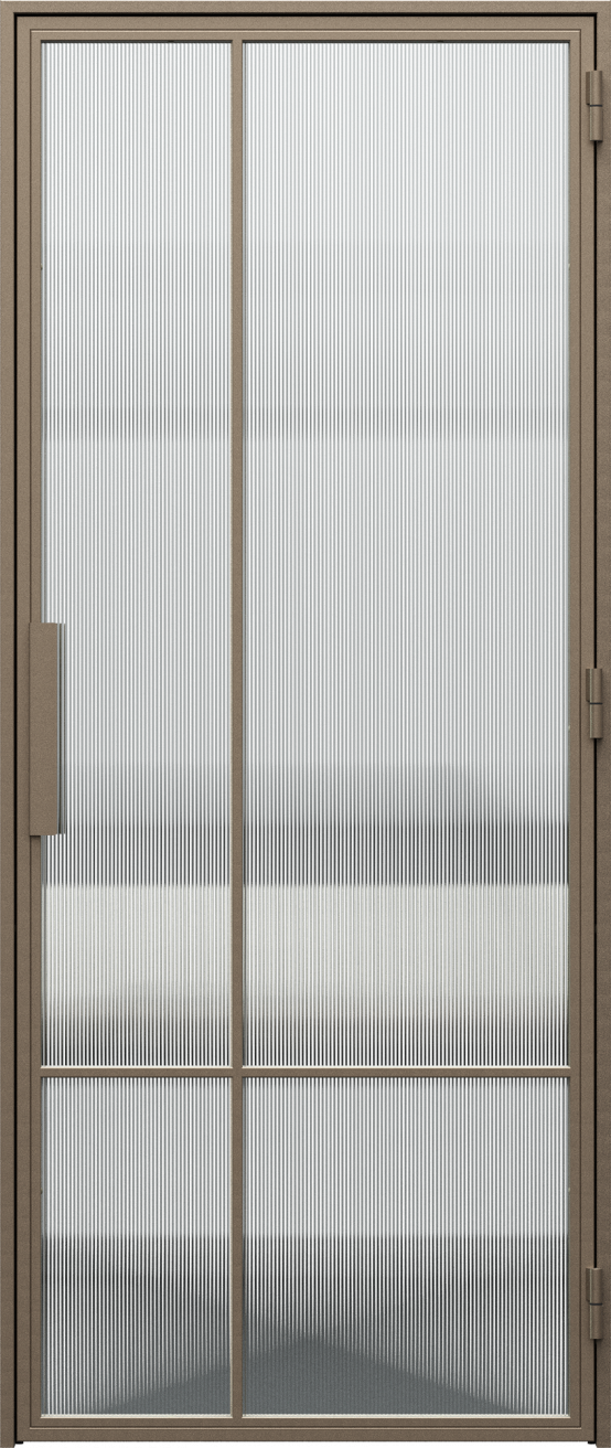 Drzwi wewnętrzne Porta Loft Stalowe - wzór model 5 Szyba Ryflowana Drzwi wewnętrzne Porta Loft Stalowe - wzór model 5 Szyba Ryflowana