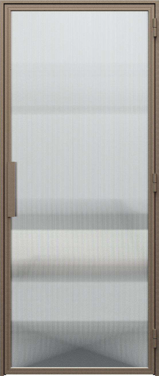 Drzwi wewnętrzne Porta Loft Stalowe - wzór model 0 szyba ryflowana Drzwi wewnętrzne Porta Loft Stalowe - wzór model 0 szyba ryflowana