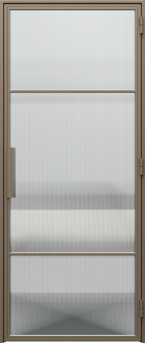 Drzwi wewnętrzne Porta Loft Stalowe - wzór model 6 Szyba Ryflowana Drzwi wewnętrzne Porta Loft Stalowe - wzór model 6 Szyba Ryflowana