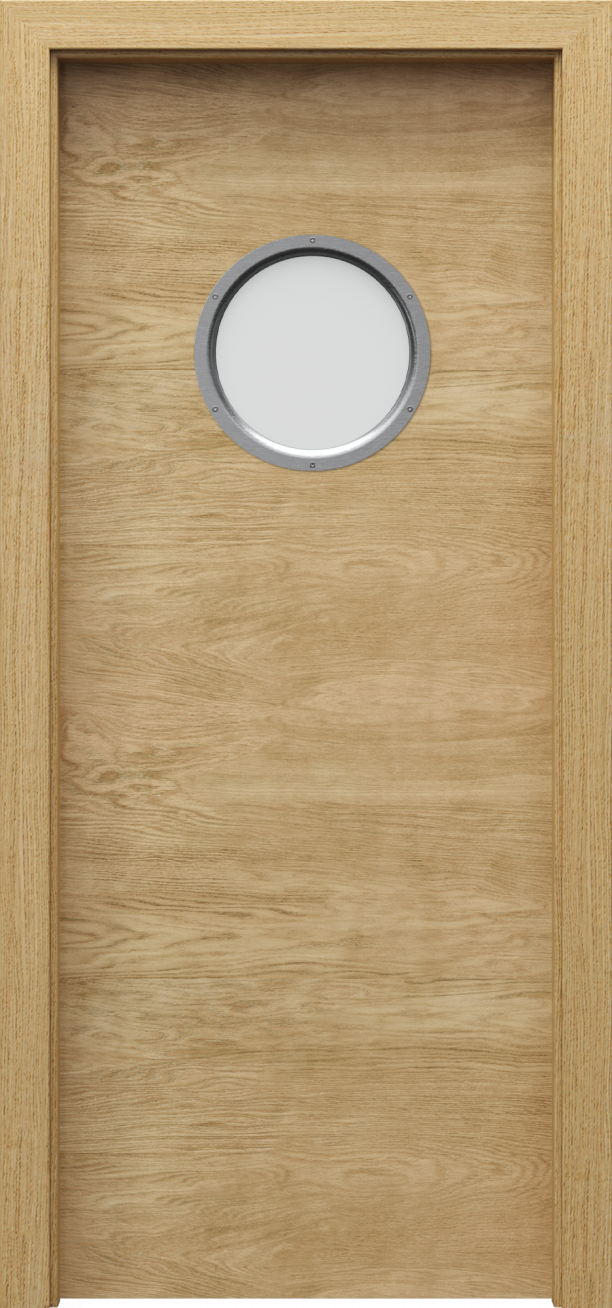Drzwi wewnętrzne Porta Natura Classic - wzór model 7.1 z bulajem Drzwi wewnętrzne Porta Natura Classic - wzór model 7.1 z bulajem