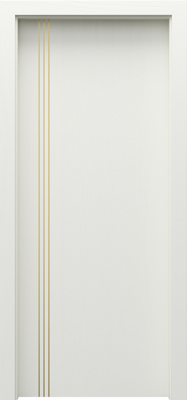 Drzwi wewnętrzne Porta Natura Line - wzór model B.1 srebrne intarsje
