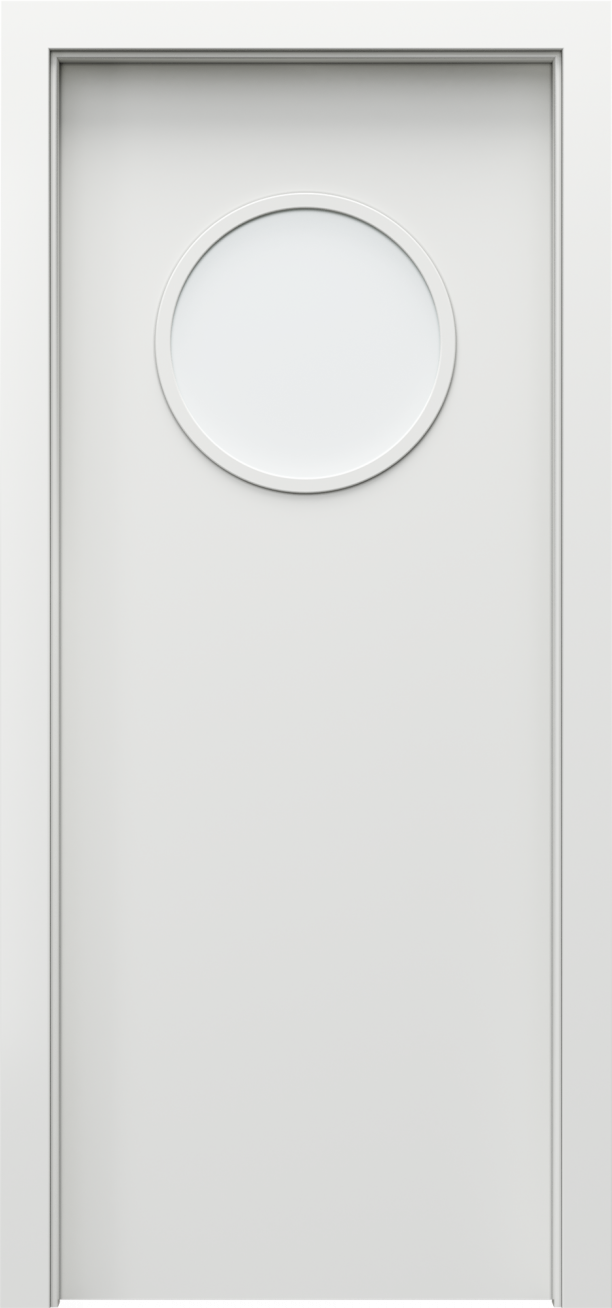 Drzwi wewnętrzne Porta Vector Premium - wzór Bulaj Szyba Matowa Drzwi wewnętrzne Porta Vector Premium - wzór Bulaj Szyba Matowa