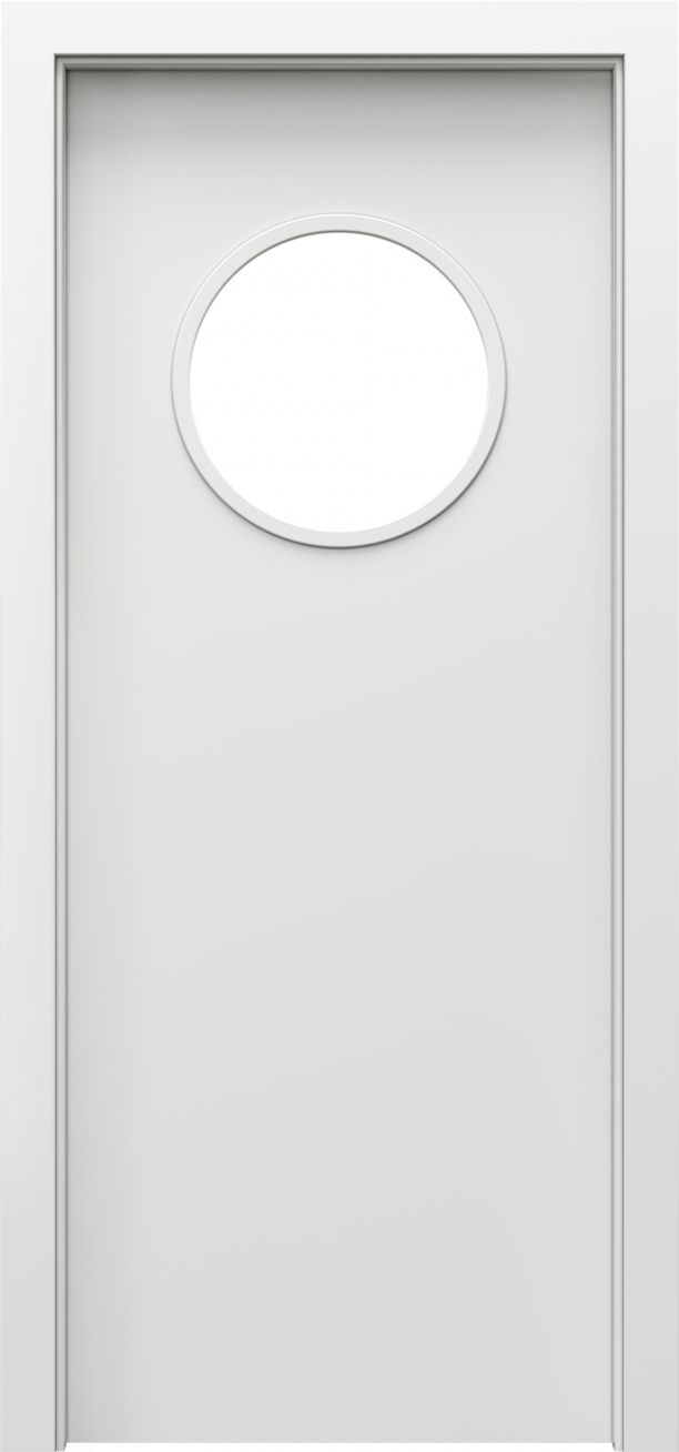 Drzwi wewnętrzne Porta Vector Premium - wzór Bulaj Szyba Przeźroczysta Drzwi wewnętrzne Porta Vector Premium - wzór Bulaj Szyba Przeźroczysta