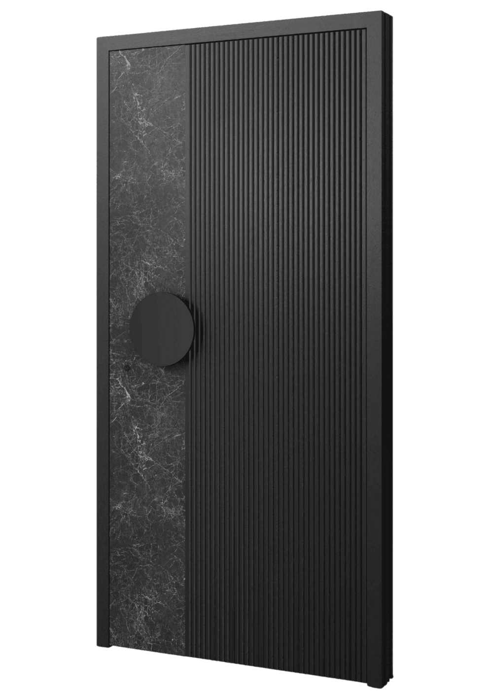 Drzwi zewnętrzne Barański DB 425 - wzór RAL 9005