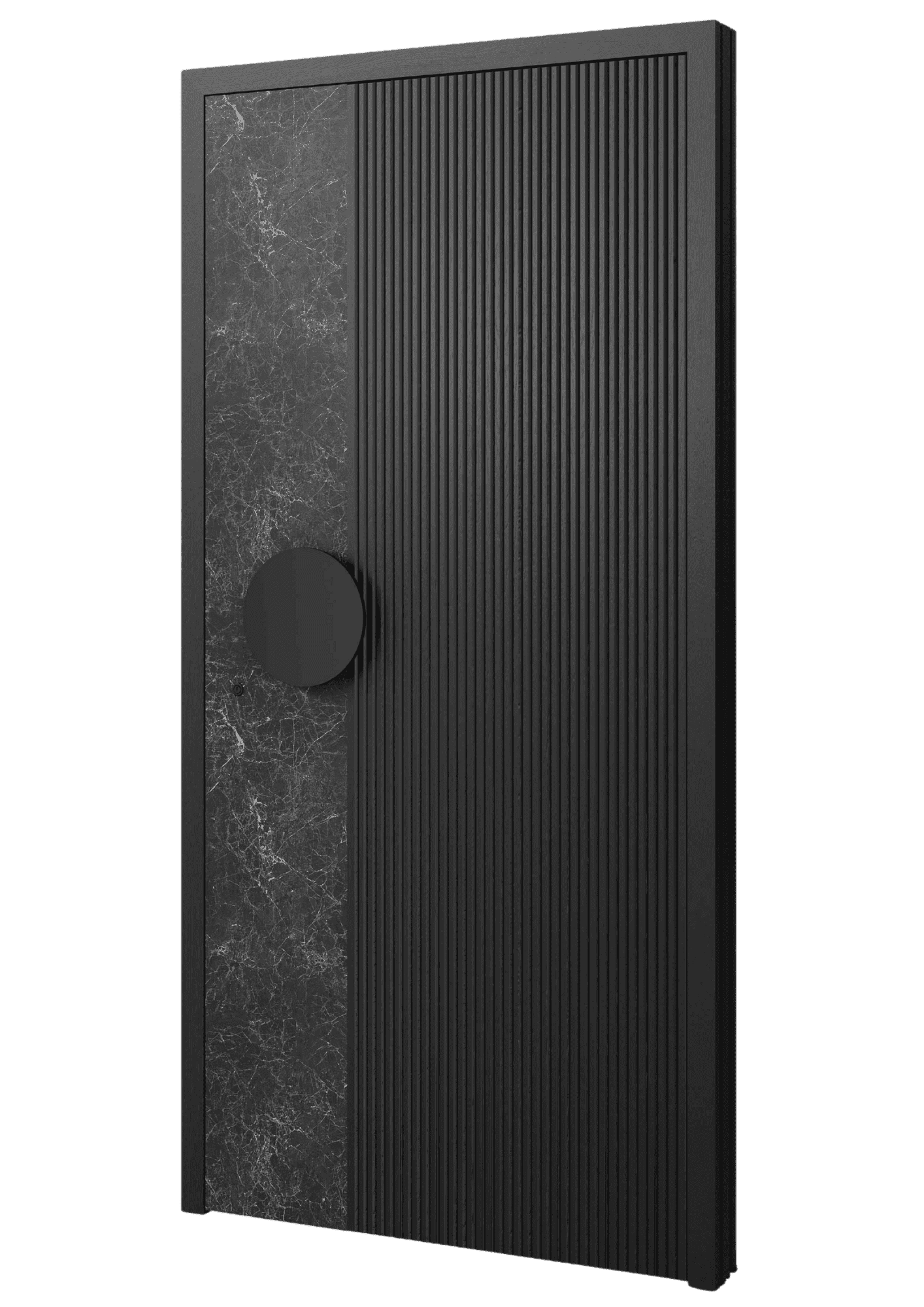 Drzwi zewnętrzne Barański DB 425 - wzór RAL 9005