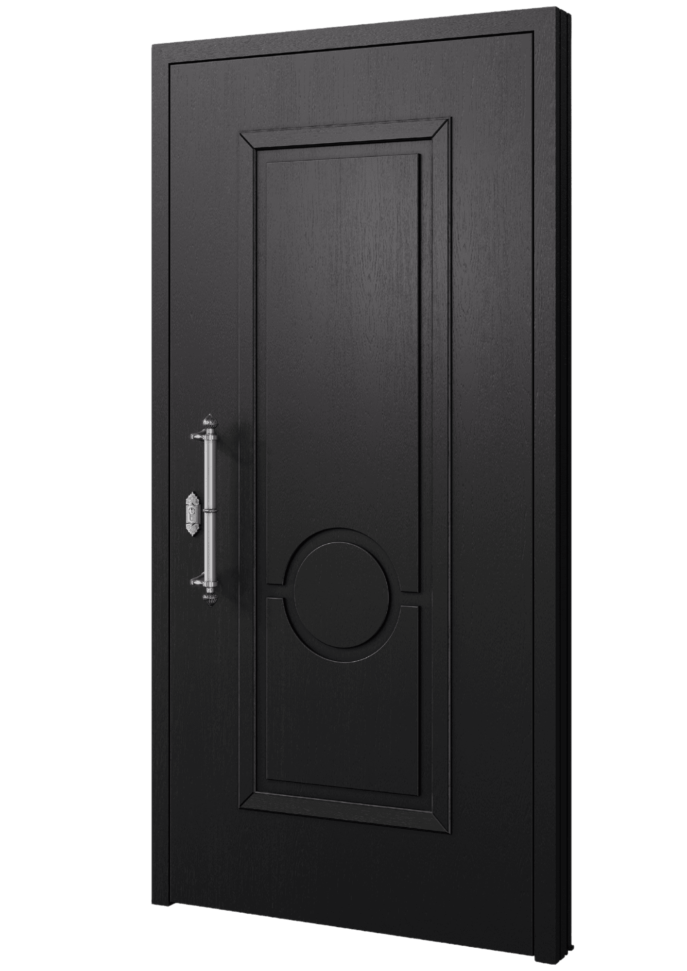 Drzwi zewnętrzne Barański DB 724 - wzór RAL 9005