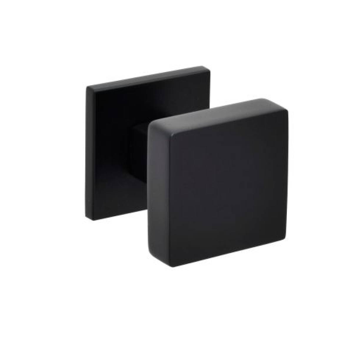 Gałka ruchoma kwadratowa Fit L na rozecie kwadratowej R67F czarny