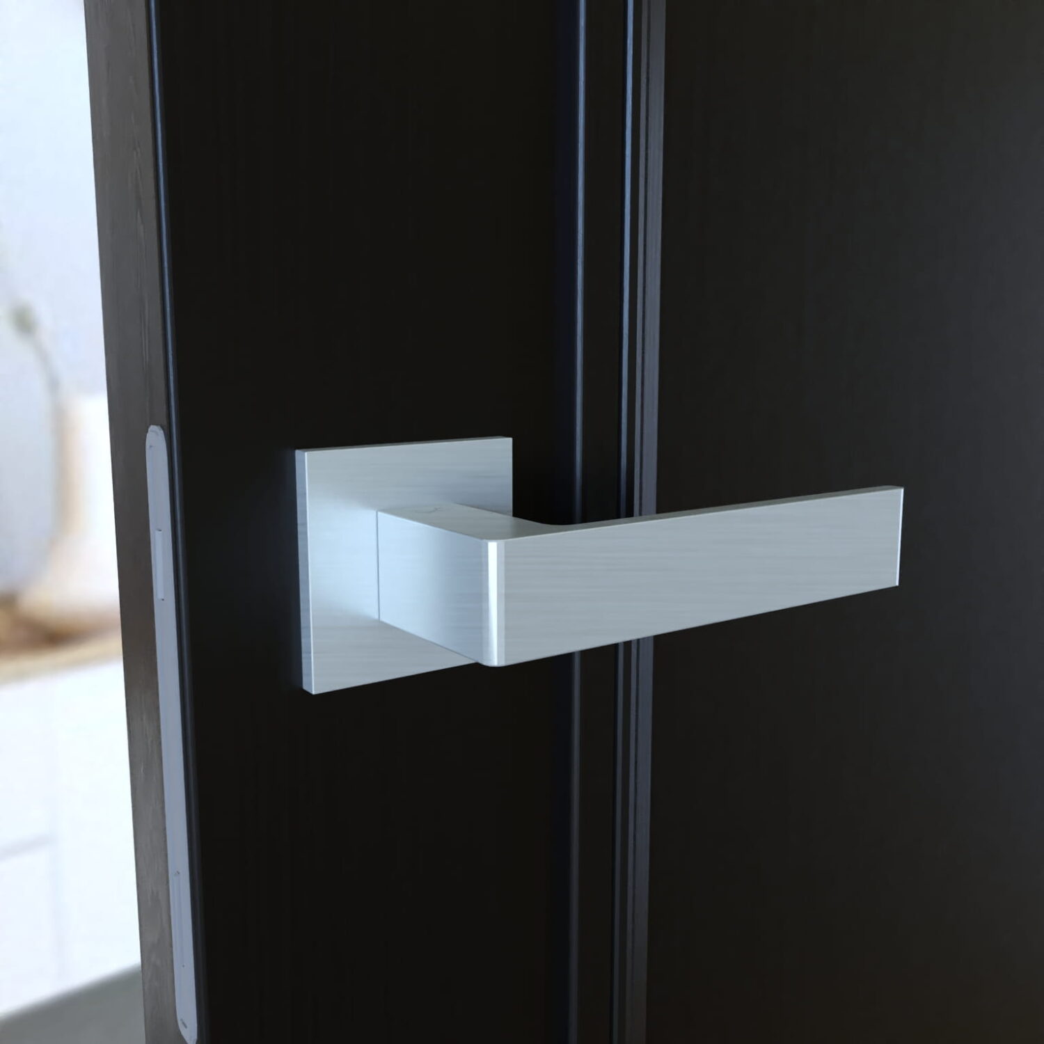 Klamka Apollo Fit KAF M700 na rozecie kwadratowej chrom-mat