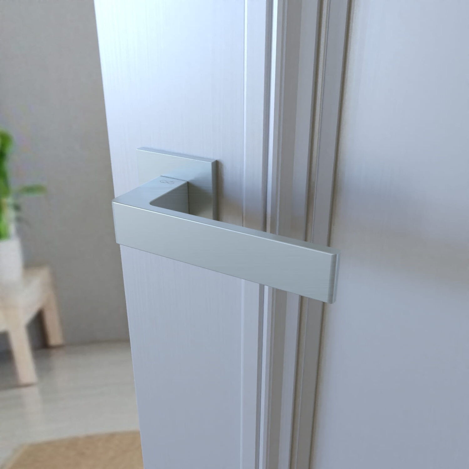 Klamka Apollo Fit KAF M700 na rozecie kwadratowej chrom-mat