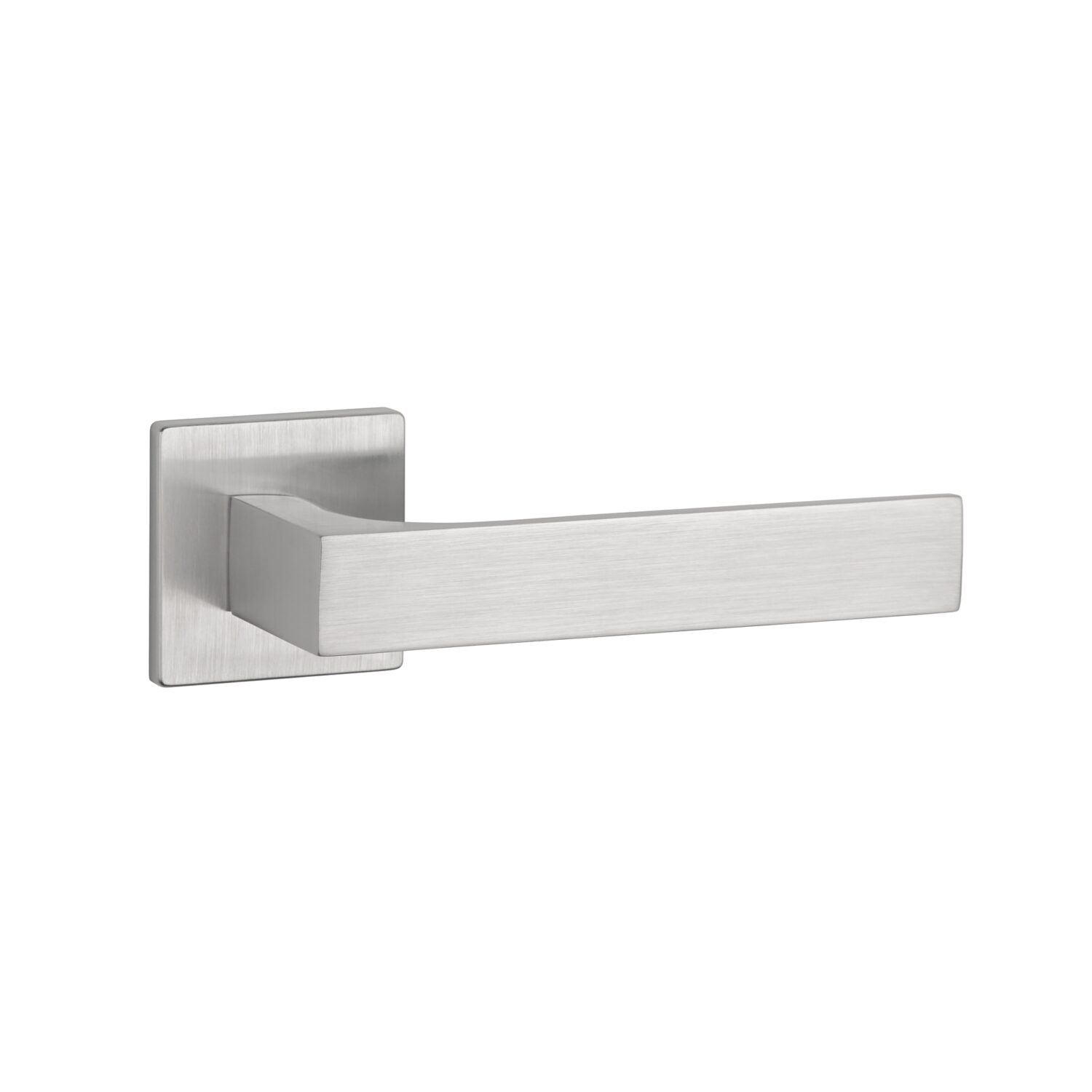 Klamka Aprile Alisso na rozecie kwadratowej Q Super Slim 5 mm, chrom szczotkowany