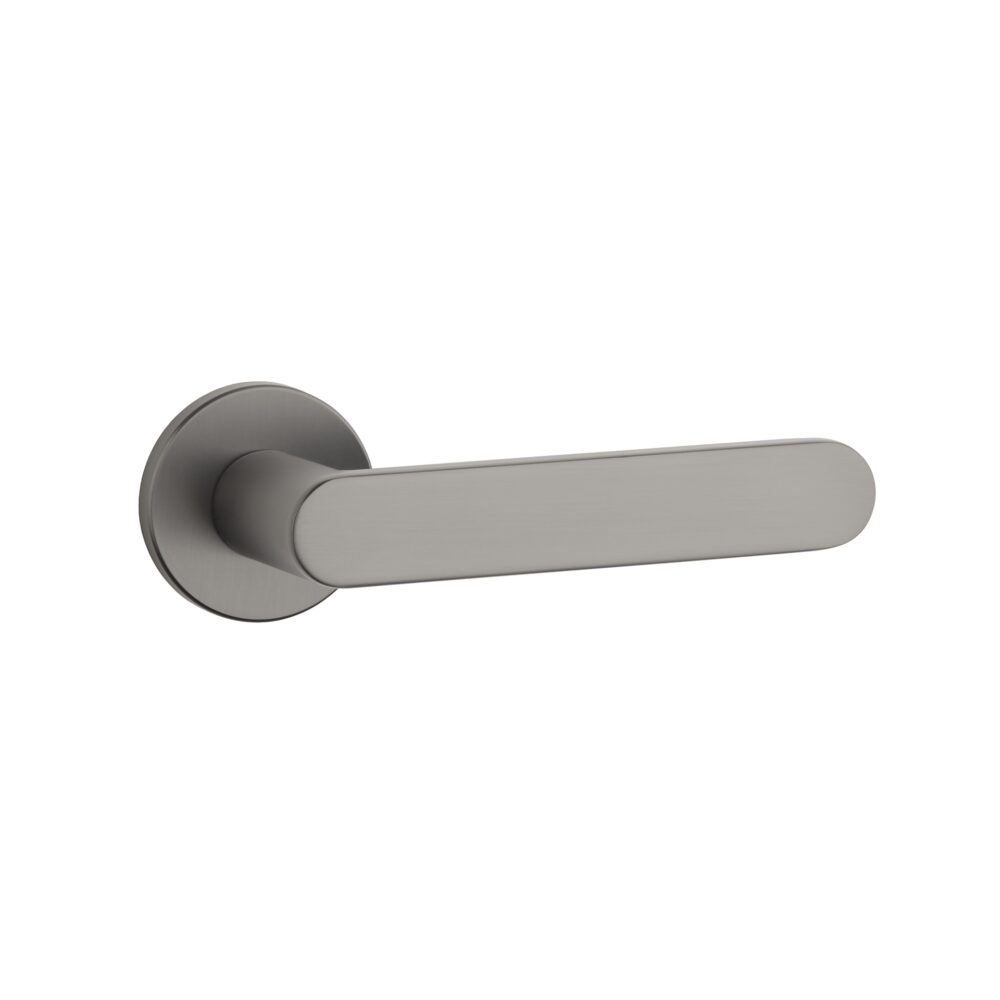 Klamka Aprile Alora na rozecie okrągłej R Slim 7 mm, grafit
