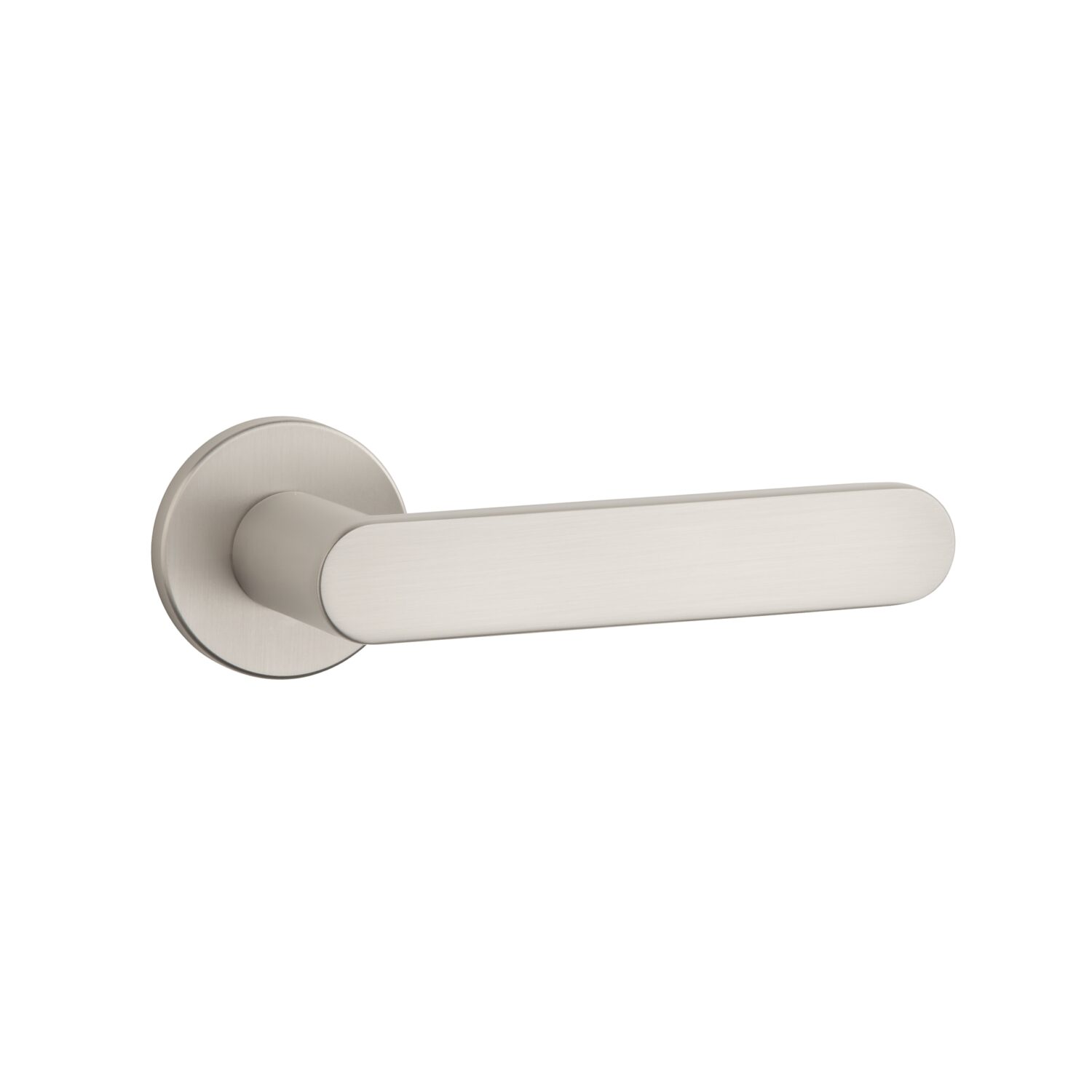 Klamka Aprile Alora na rozecie okrągłej R Slim 7 mm, nikiel