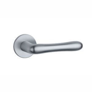 Klamka Aprile Cynia na rozecie okrągłej R Slim 7 mm, chrom satynowy