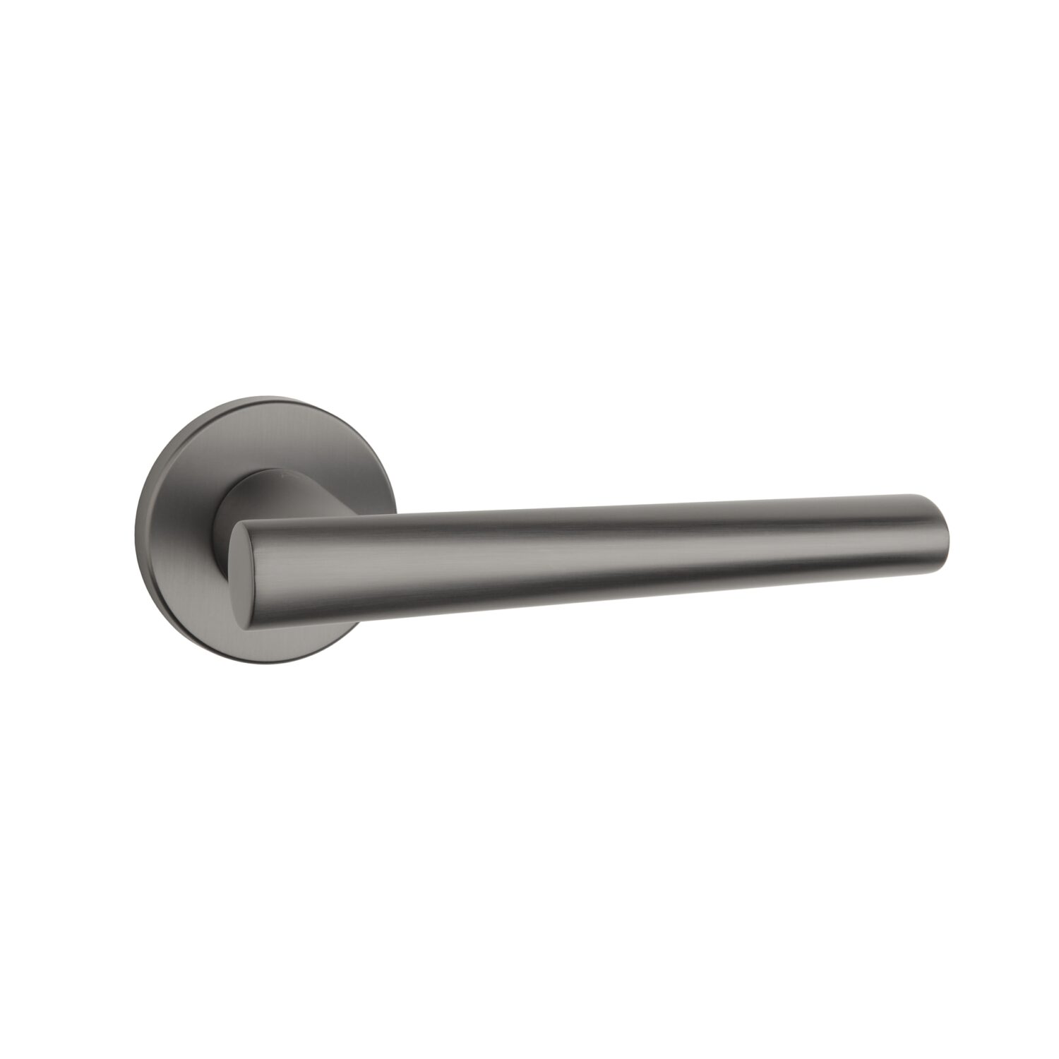 Klamka Aprile Euphorbia na rozecie okrągłej R Slim 7 mm, grafit