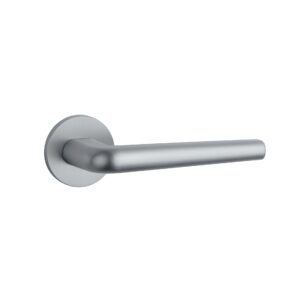 Klamka Aprile Funkia na rozecie okrągłej R Slim 7 mm, chrom satynowy