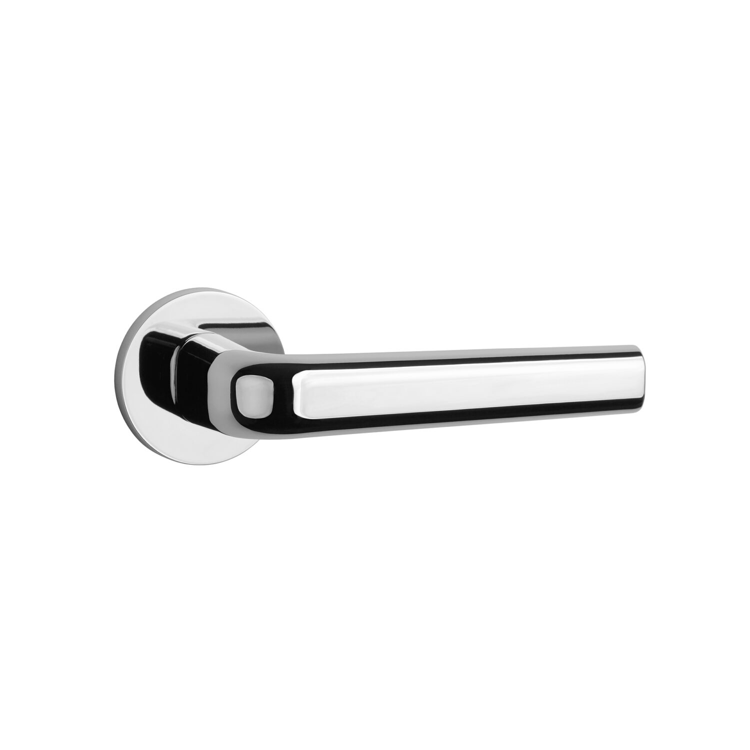 Klamka Aprile Inula na rozecie okrągłej R Slim 7 mm, chrom polerowany