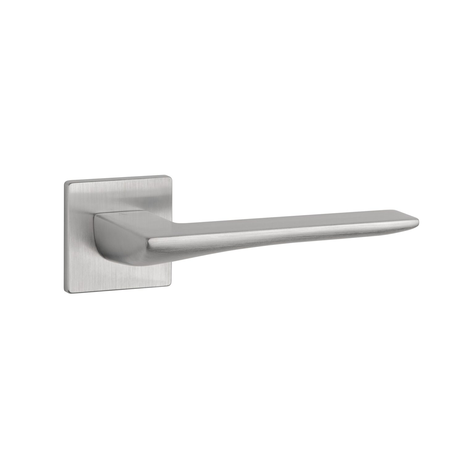 Klamka Aprile Iris na rozecie kwadratowej Q Super Slim 5 mm, chrom szczotkowany