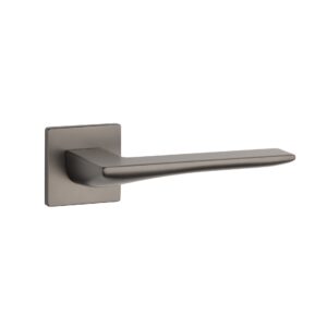 Klamka Aprile Iris na rozecie kwadratowej Q Super Slim 5 mm, grafit