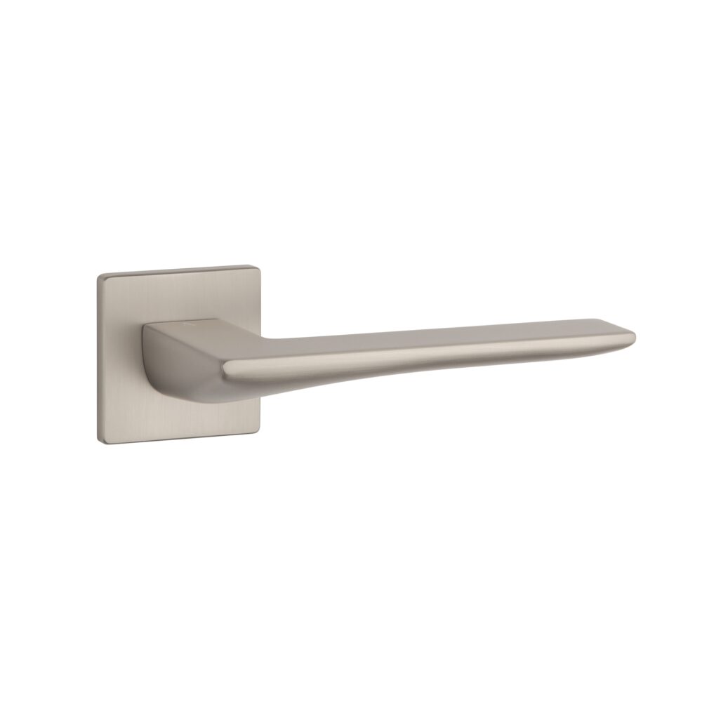 Klamka Aprile Iris na rozecie kwadratowej Q Super Slim 5 mm, nikiel