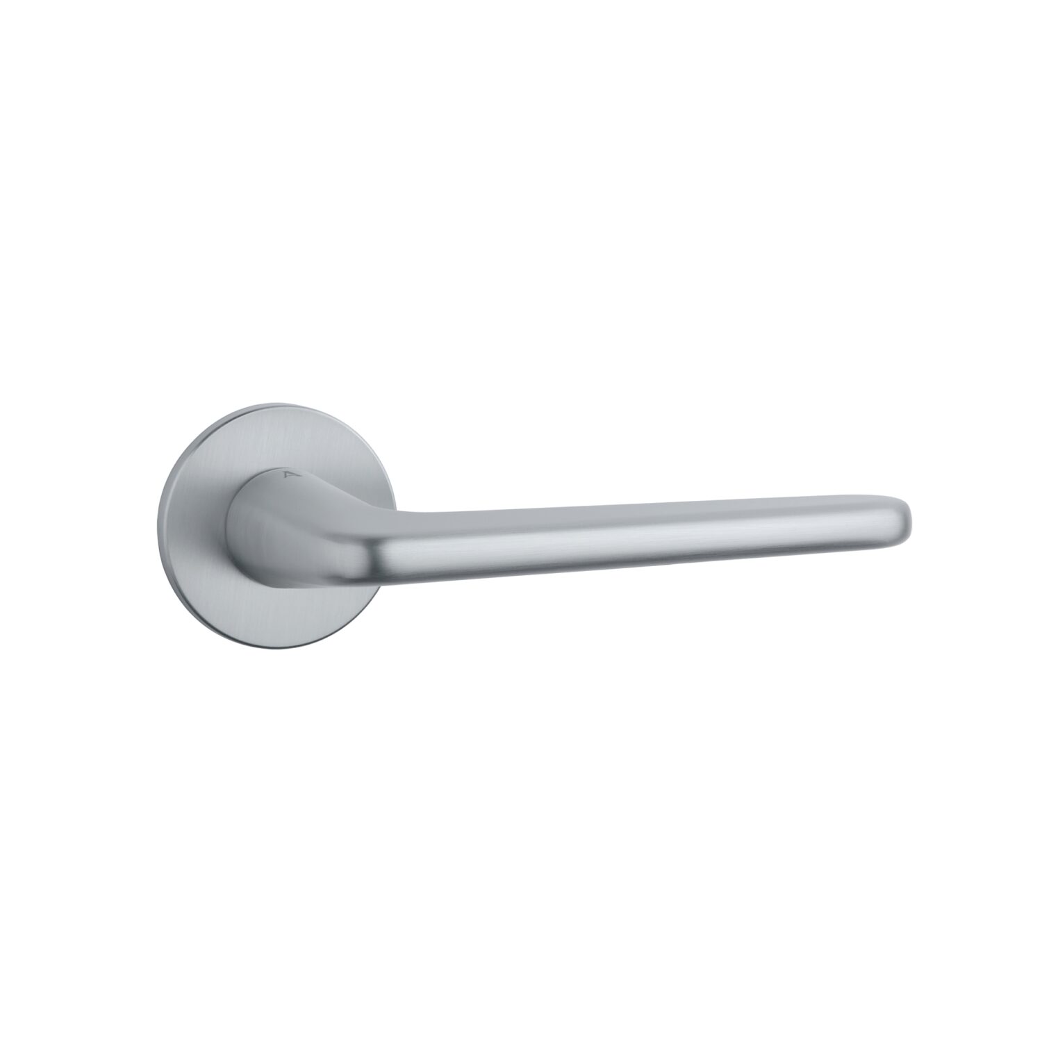Klamka Aprile Lira na rozecie okrągłej R Super Slim 5 mm, chrom satynowy