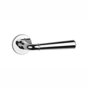 Klamka Aprile Marigold na rozecie okrągłej R Slim 7 mm, chrom polerowany
