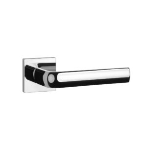 Klamka Aprile Mela na rozecie kwadratowej Q Slim 7 mm, chrom polerowany