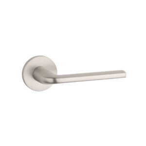 Klamka Aprile Oleandro na rozecie okrągłej R Slim 7 mm, nikiel