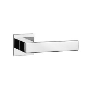 Klamka Aprile Pina na rozecie kwadratowej Q Slim 7 mm, chrom polerowany