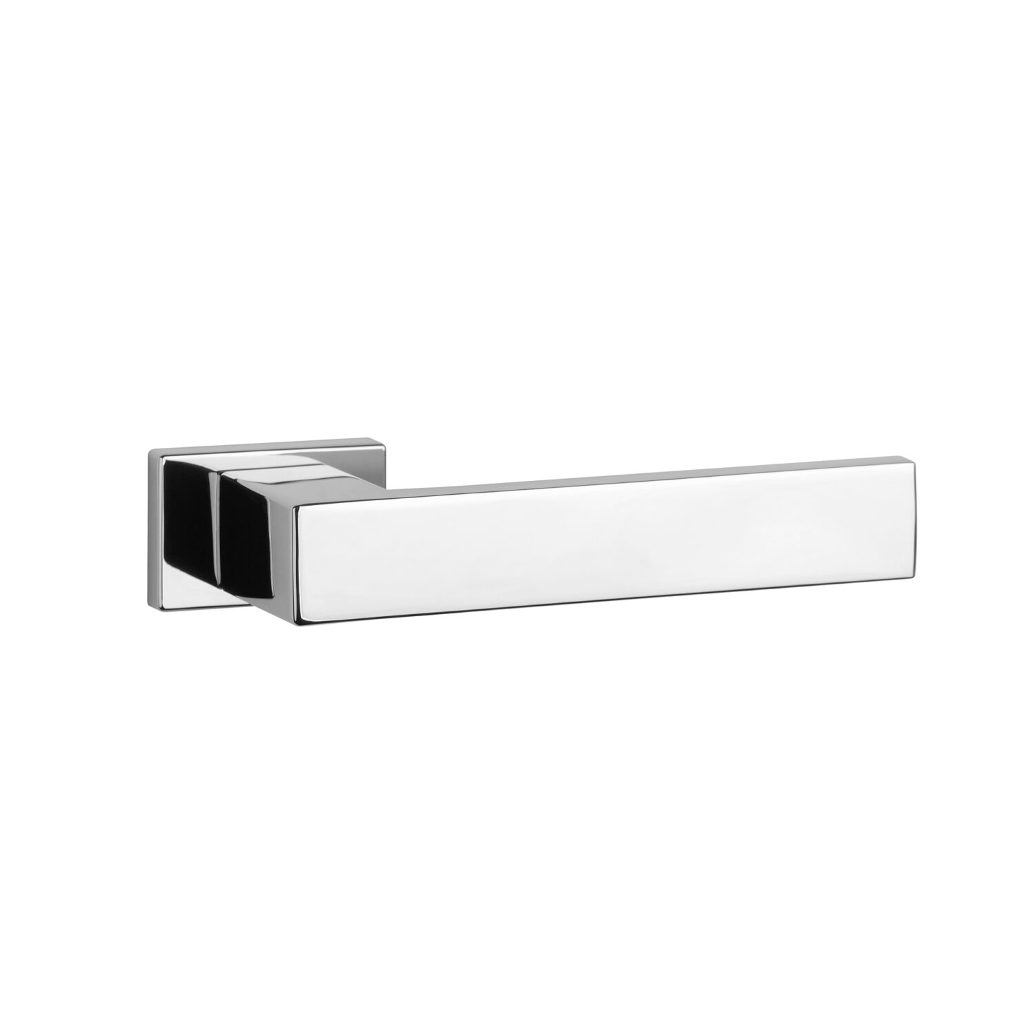 Klamka Aprile Pina na rozecie prostokątnej RT Slim 7 mm, chrom polerowany