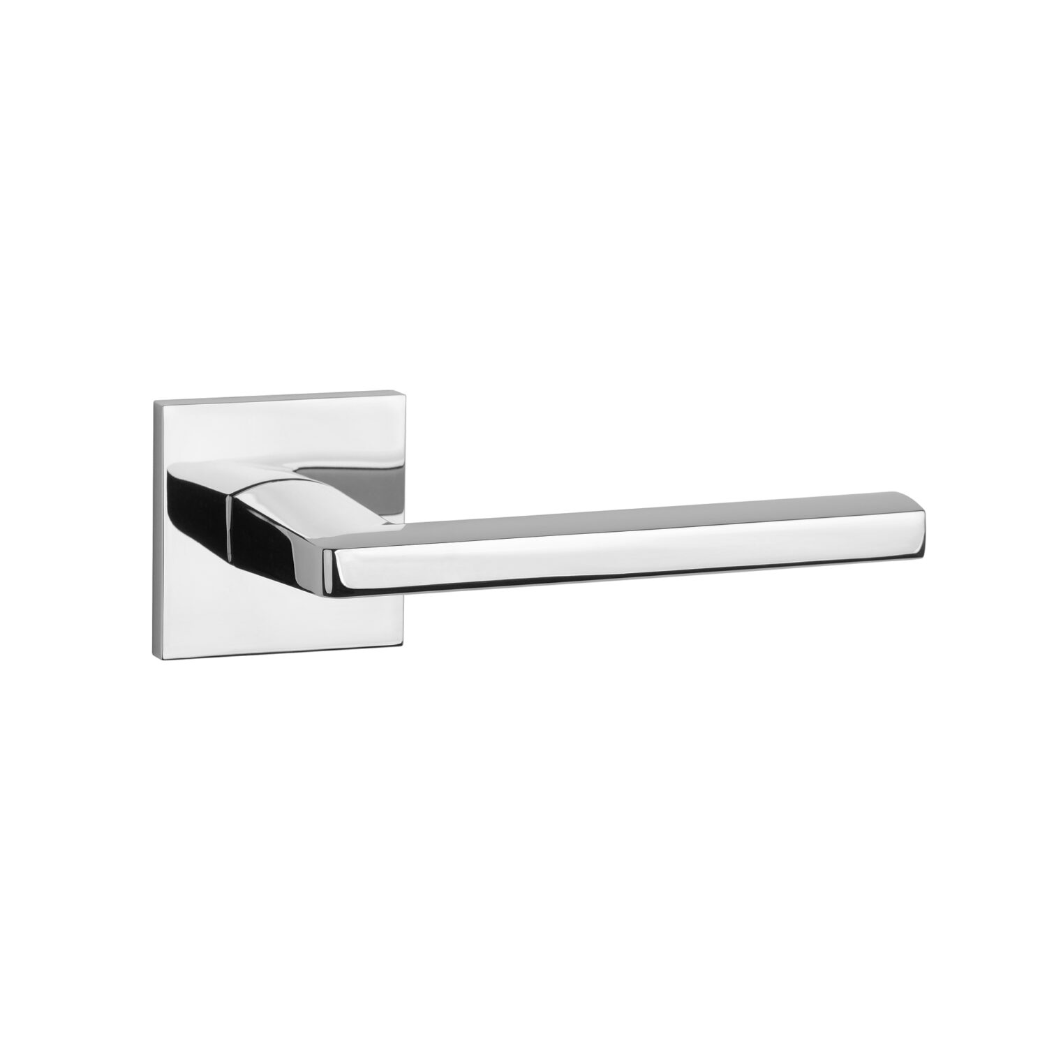 Klamka Aprile Pyrola na rozecie kwadratowej Q Slim 7 mm, chrom polerowany