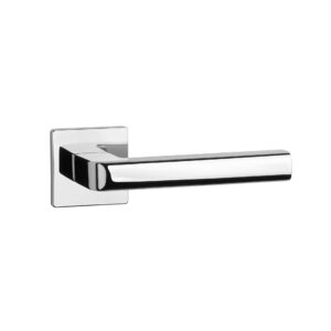 Klamka Aprile Salice na rozecie kwadratowej Q Super Slim 5 mm, chrom polerowany