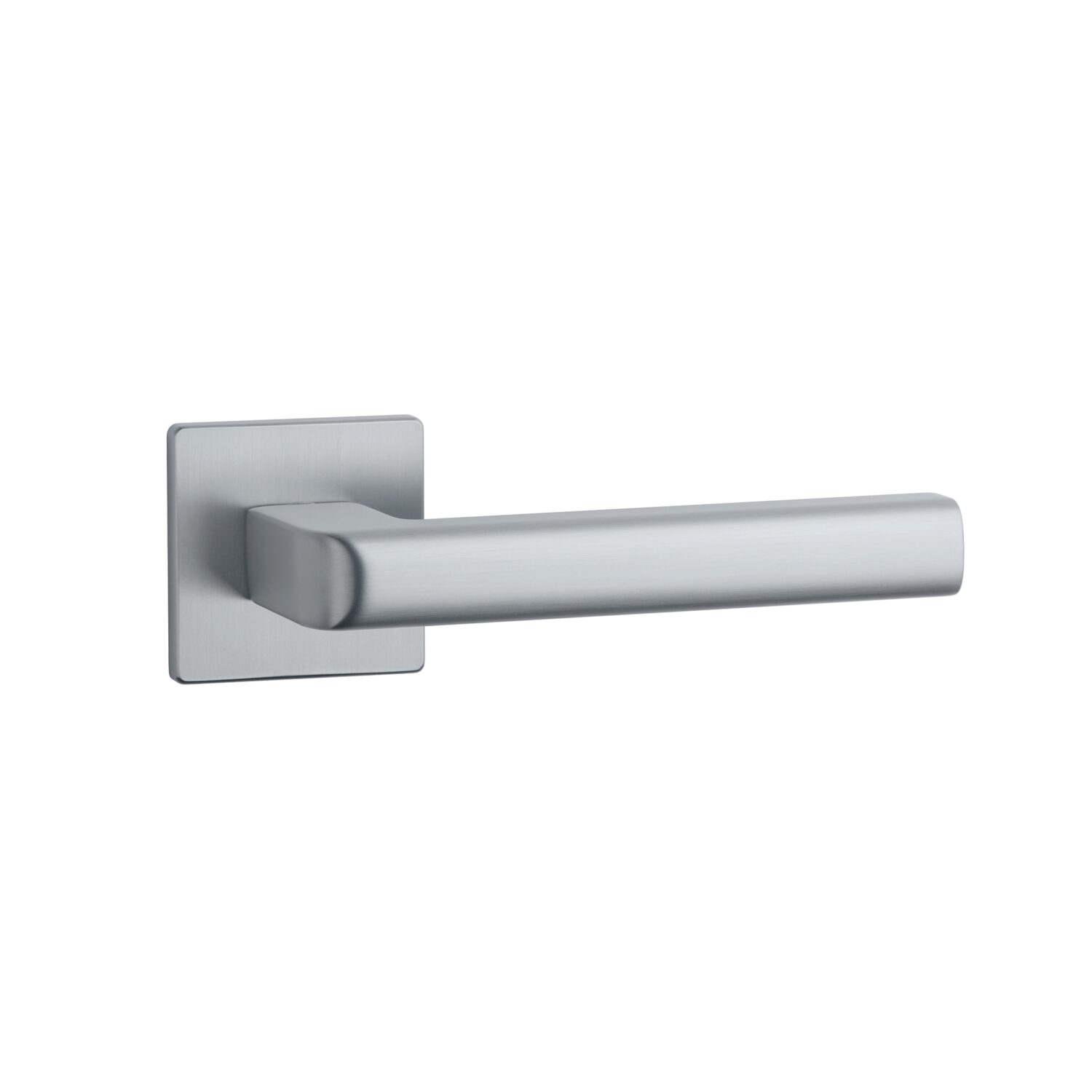Klamka Aprile Salice na rozecie kwadratowej Q Super Slim 5 mm, chrom satynowy